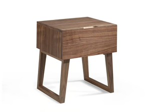 7005 - Rectangular walnut bedside table with drawers _ Angel Cerdá